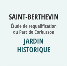 SAINT-BERTHEVIN étude de requalification du Parc de Corbusson jardin historique