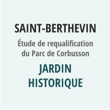 SAINT-BERTHEVIN étude de requalification du Parc de Corbusson jardin historique